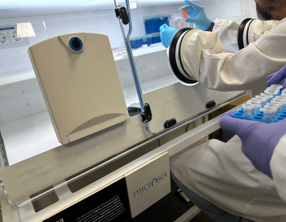 Análisis de microbiota en distintos sustratos